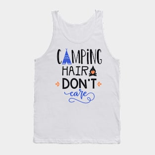 Camping Hair Don't Care Tank Top